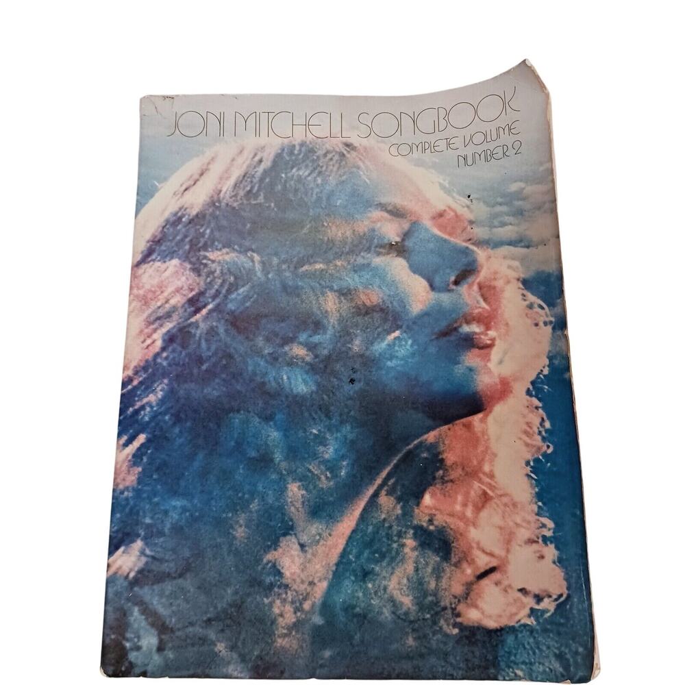 Joni Mitchell 1975 Complete Vol‎ No 2 MUSIC BOOK Photos Lyrics COLLECTIBLE Used